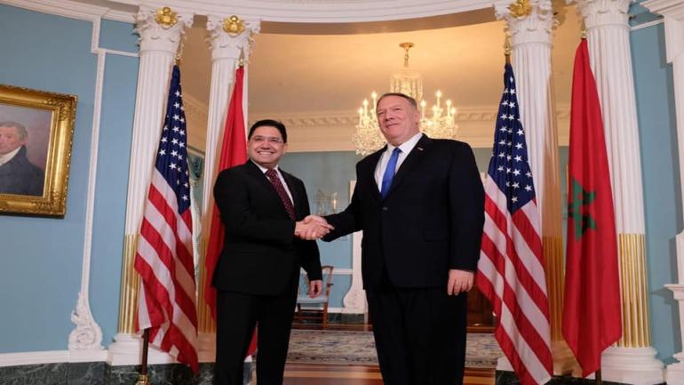 عاجل.. بومبيو يُعلن الشروع رسمياً في بناء قنصلية أمريكا بالداخلة فوراً