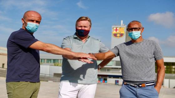 برشلونة يتعاقد مع مساعدي المدرب الجديد