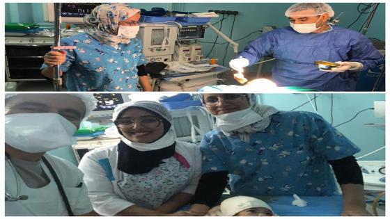 لأول مرة بمستشفيات الأقاليم الجنوبية..طاقم طبي يجري عملية جراحية معقدة على مستوى الدماغ لرضيعة تكللت بالنجاح