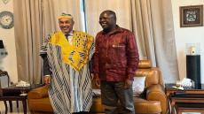 رئيس جهة طونكبي Tonkpi بالكوديفوار يسقبل الخطاط ينجا