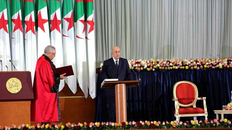عبد المجيد تبون يؤدي اليمين الدستورية ليتولى مهامه بشكل رسمي