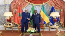 الملك محمد السادس يجري مباحثات مع الرئيس علي بونغو أونديمبا ويشرف على تسليم هبة من الأسمدة لفائدة فلاحيين غابونيين