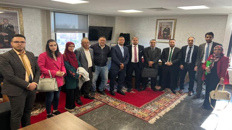 وكيل الملك “سعيد بوطويل” يستقبل مصالح إدارة الصيد البحري بالداخلة