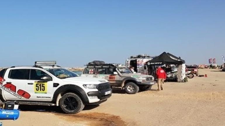 قافلة المشاركين  بالدورة الـ 14 لرالي “أفريكا إيكو رايس” الدولي تصل بالداخلة