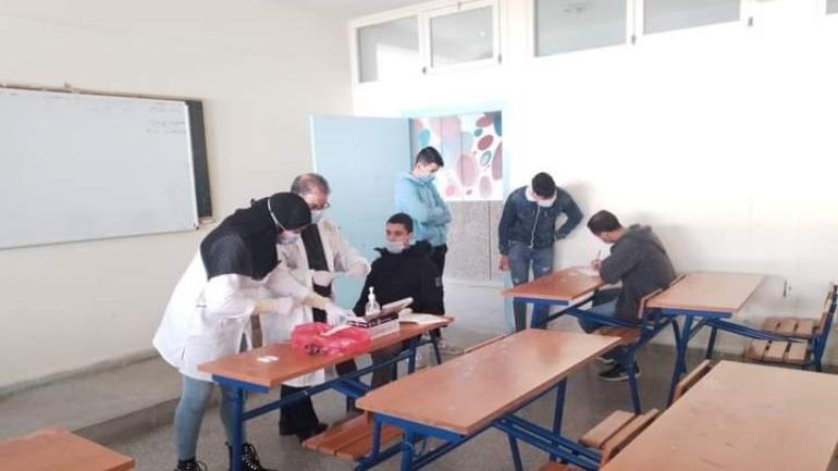 تسجيل 6 حالات مؤكدة بإعدادية الفرابي بالداخلة