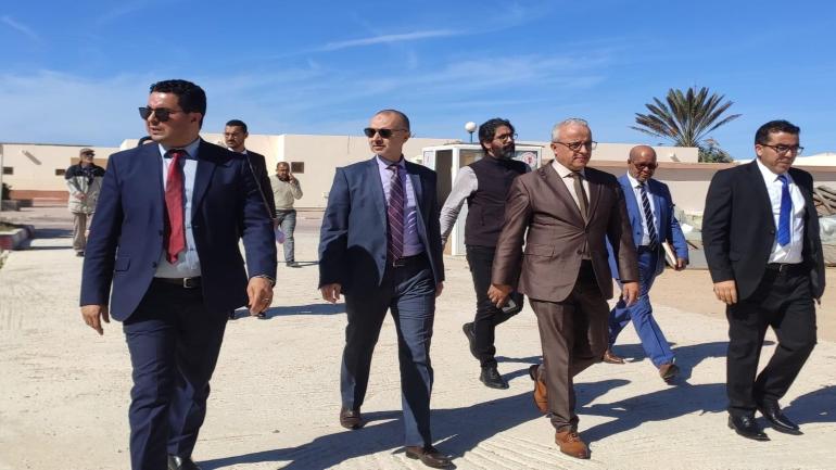 مدير علم الاوبئة ومحاربة الامراض الدكتور محمد اليوبي يزور الداخلة