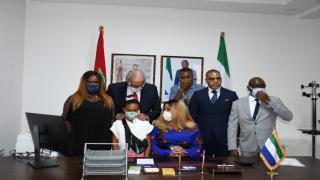 السيراليون تفتتح قنصليتها بالداخلة بحضور والي جهة “لامين بن عمر”.
