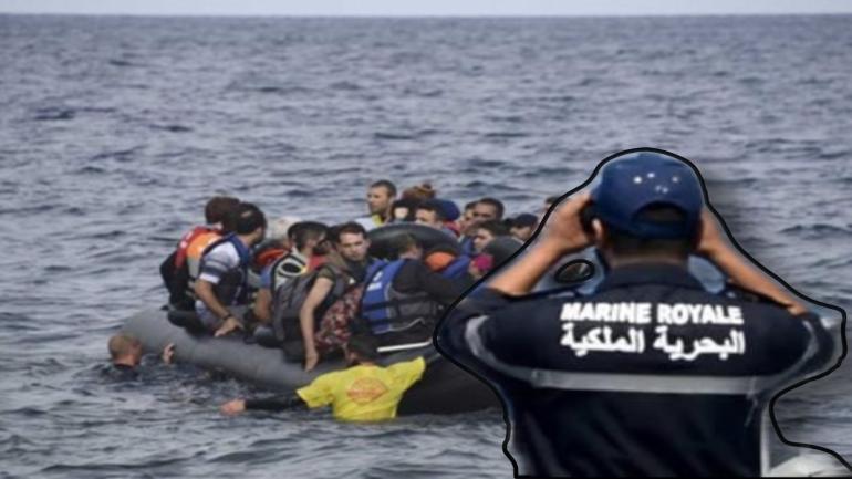 البحرية الملكية تقدم المساعدة لـ743 مرشحا للهجرة غير الشرعية من جنسيات مختلفة