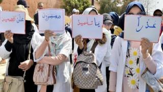 أساتذة التعاقد يستقبلون الحكومة الجديدة بإضراب لمدة أسبوع