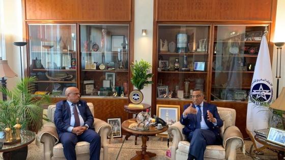 مولاي ابراهيم العثماني يحل ضيفاً على مخاريق رئيس اتحاد المغربي للشغل