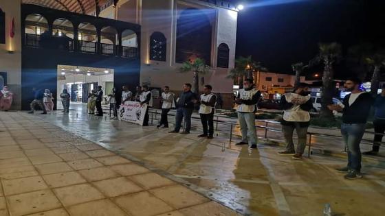 مراسلة/ الإطار الموحد للمعطلين الصحراوييين بالداخلة (عهد،عد) يواصل نضاله من الشارع و يؤمد تشبثه بحقوقه