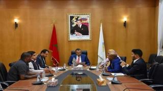 لقاءأعضاء التحالف الجهوي للإعاقة برئيس الجهة “الخطاط ينجا”