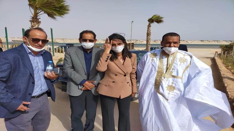 وزيرة السياحة والصناعة التقليدية والنقل الجوي والاقتصاد الاجتماعي تحل بالداخلة