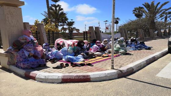 اليوم الثالث تنسيقية الوعد للمعطلين تواصل إعتصامها أمام مقر الجهة والملف المطلبي لم يجد طريقه للحل بعد