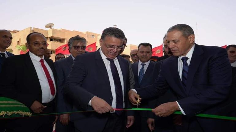 وزير العدل “عبد اللطيف وهبي” يشرف على تدشين المحكمة الابتدائية بالعيون