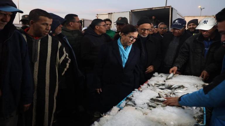 زكية الدريوش تؤكد وفرة منتوجات السمك خاصة السردين في السوق بأثمان معقولة