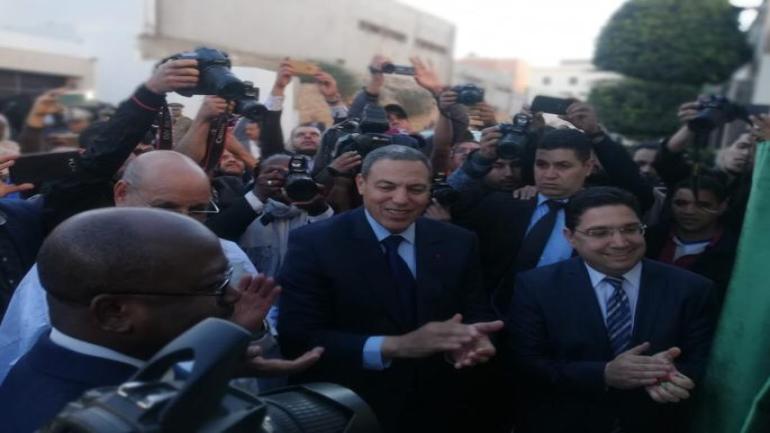 بحضور وزيري البلدين إفتتاح قنصلية الغابون باالعيون