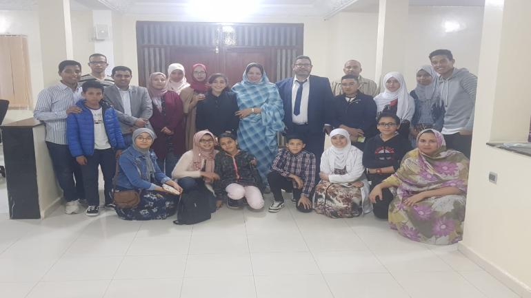 اللجنة الجهوية لحقوق الإنسان بالداخلة تستقبل المشاركين بالمعرض الدولي للنشر والكتاب