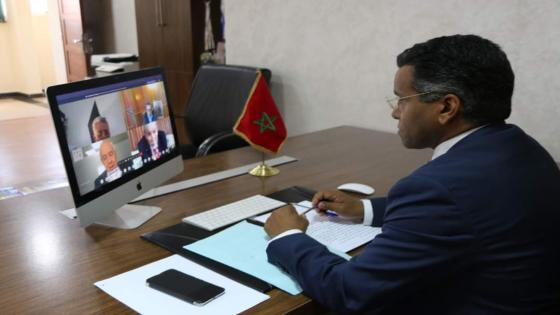 اجتماع وزير الفلاحة والصيد برئيس الغرفة الفلاحية عبر تقنية “اللايف”