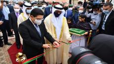 بوريطة و الظاهري يقصان الشريط الشرفي لقنصلية الإمارات بالصحراء