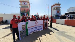 جمعيات فاعلة في مجال الصيد البحري تزور معبر الگرگرات تثمينا لقرارات عاهل البلاد