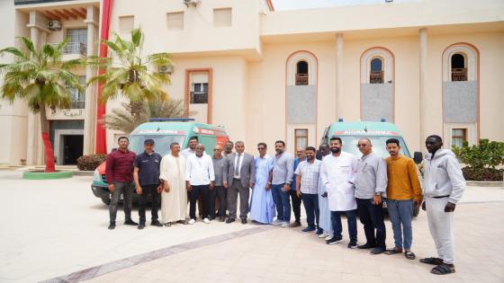 مهنيي قطاع الصيد التقليدي بقريتي الصيد “لاساركا” و”انتريفت” يستفيدون من سيارات إسعاف مقدمة من طرف مجلس الجهة