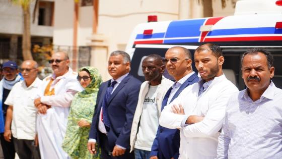 مجلس جهة الداخلة يوفر سيارة إسعاف لمهنيي الصيد التقليدي بقرية الصيد “تشيكا”