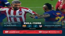 من جديد برشلونة يتعثر بالتعادل ويبتعد عن لقب الدوري