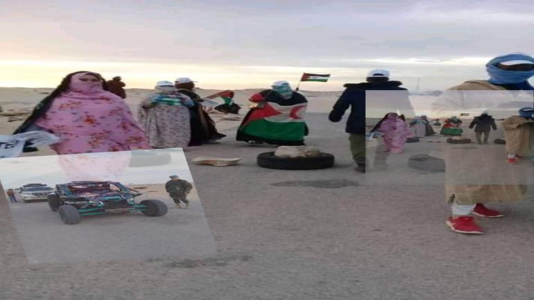 رغم تواصل احتجاجات الموالين للبوليساريو.. رالي ايكو رايس يصل معبر الكركارات