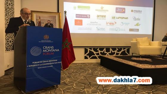 رئيس منتدى كرانس مونتانا يعتبر أن افتتاح قنصليات بالداخلة والعيون خطوة تاريخية