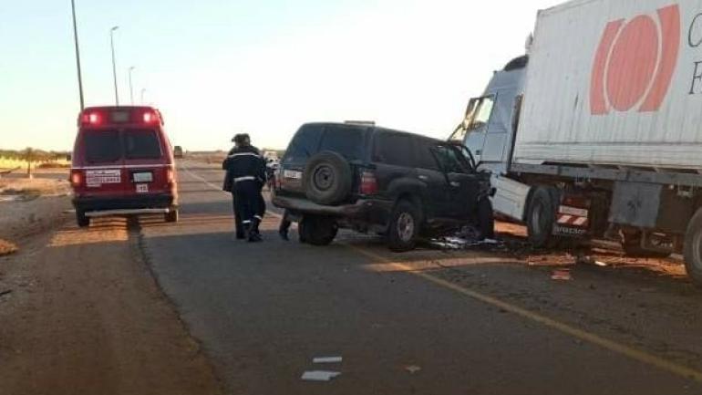 مصرع شخص وإصابة اثنين آخرين في حادثة سير خطيرة بمدخل مدينة العيون