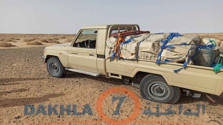 مستجدات طن و200 ديال لحشيش لي تشدات قرب الجدار الأمني بمنطقة تشلا