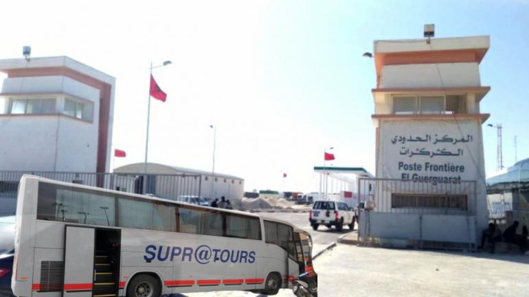 انباء تؤكد أن السلطات المغربية تبدأ إجراءات نقل العالقين بموريتانيا غدا الى مدينة الداخلة