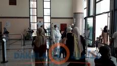 حصرى…وصول 151 عالق بموريتانيا يصلون الى مطار الداخلة