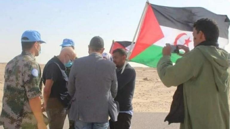 لليوم الرابع تواليا.. بعثة المينورسو جات للمحتجين فالكَركَرات وما بغاوش يحلو الطريق