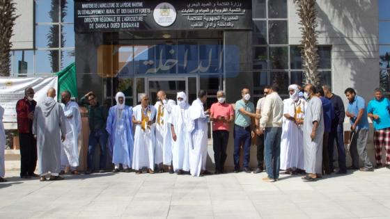 كسابة الداخلة كعاو ودارو وقفة إحتجاجية بسبب توافد مئات شاحنات نقل المواشي على الجهة