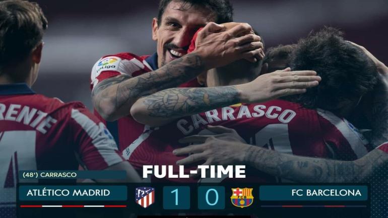 الدوري الإسباني..خطأ شتيجن يُكلف البارسا الخسارة أمام أتليتكو مدريد