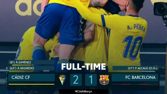 الدوري الإسباني..برشلونة يستمر في نتائجه الهزيلة بخسارة أمام قادش