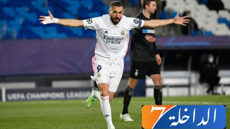 ثنائية بنزيما الرأسية..تقود ريال مدريد لثمن نهائي دوري الأبطال