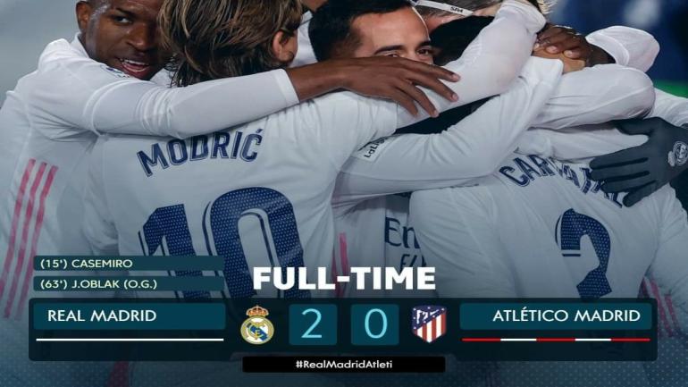 الدوري الإسباني..ريال مدريد يُلحق الخسارة الأولى بأتلتيكو في الليجا