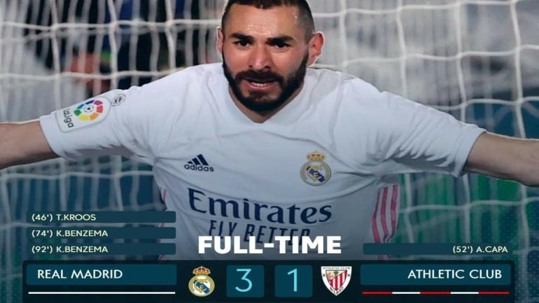 الدوري الإسباني..بنزيما يقود ريال مدريد لعبور فخ بيلباو