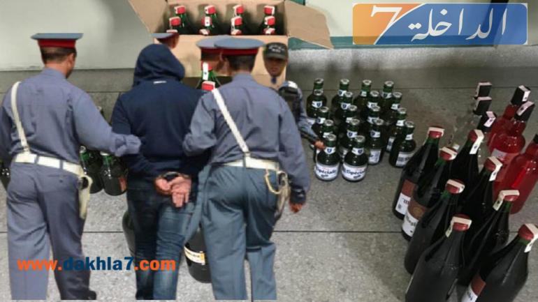 جوندارم شدو داسيا لوغان مشارجيا بالشراب قرب قرية الصيد “لبويردة”