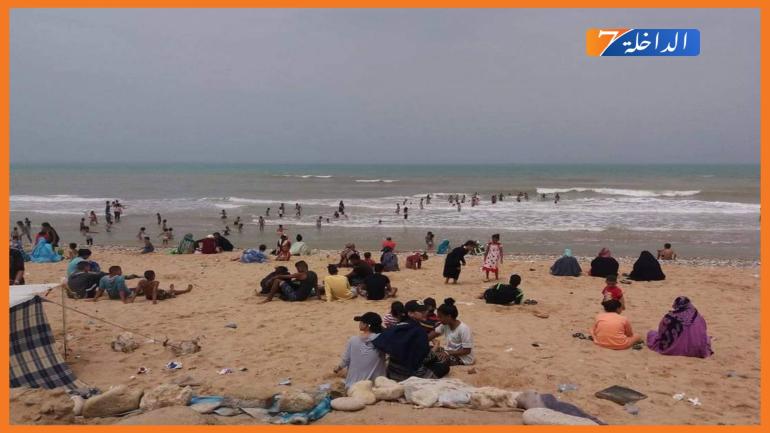  وفاة استاذ غرقا بشاطيء فم الواد بالعيون