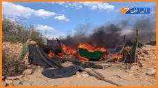 إتلاف قوارب صيد تقليدية غير قانونية بمنطقة البويردة