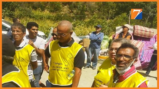 غالي يقود ثاني قافلة تضامنية للجمعية المغربية لحقوق الإنسان نحو المناطق المنكوبة