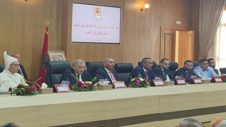 وزير الداخلية يشرف على تنصيب والي جهة الداخلة الجديد “علي خليل”