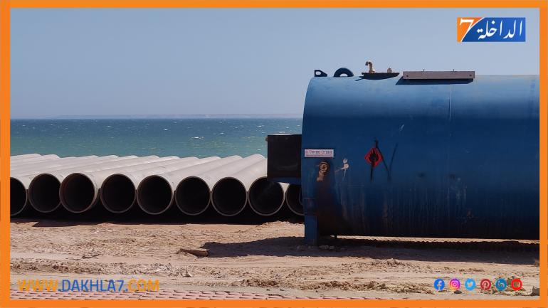 مكتب الماء بالداخلة يعلن عن انطلاق الاشغال لاصلاح العطب الحاصل بالقناة الرئيسية