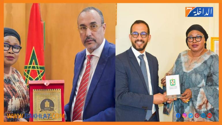 رئيسة بلدية بانجول الغامبية تحظى بإستقبالين رسميين