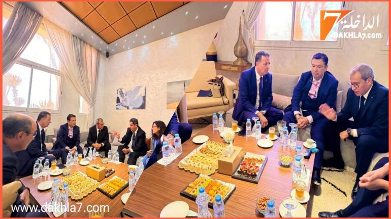 والي الجهة “علي خليل” يعقد اجتماع مع رئيس الاتحاد العام لمقاولات المغرب “شكيب لعلج”