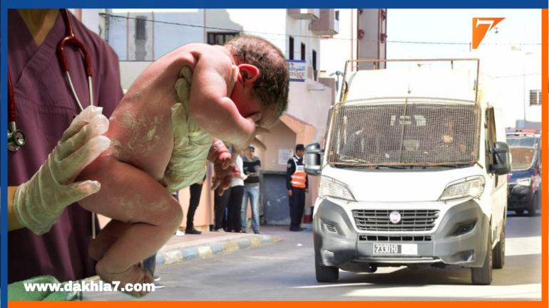 سيدة تضع مولود بعد أن فاجئها المخاض بمركز الامن الجهوي بالداخلة